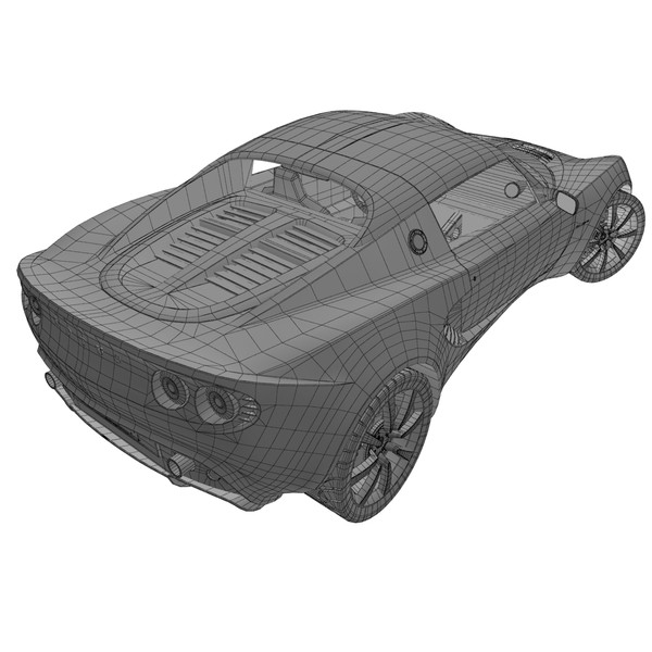 3d model elise sport car - Lotus Elise by Render Steel