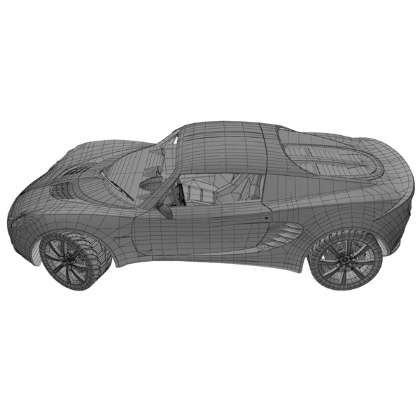 3d model elise sport car - Lotus Elise by Render Steel