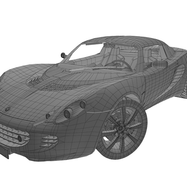 3d model elise sport car - Lotus Elise by Render Steel