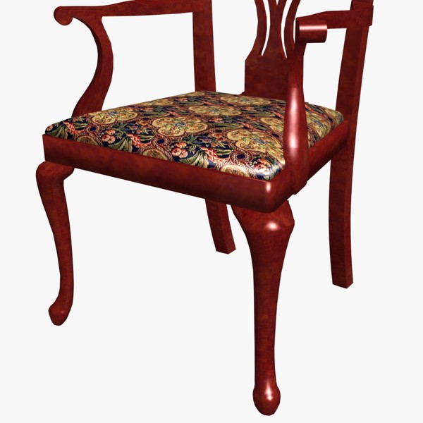 maya chippendale chair - Chippendale Chair by chaosfractal