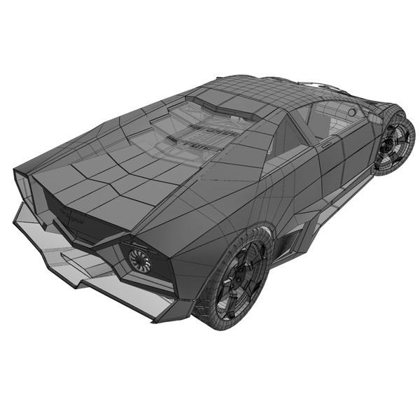 3ds max lamborghini reventon - Lamborghini Reventon by Render Steel