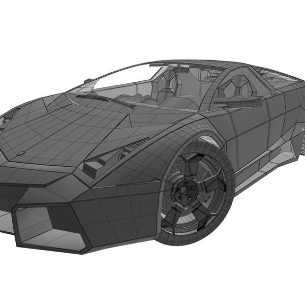 3ds max lamborghini reventon - Lamborghini Reventon by Render Steel