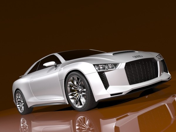 3d audi quattro concept 2010 - Audi Quattro Concept 2010 by laguf
