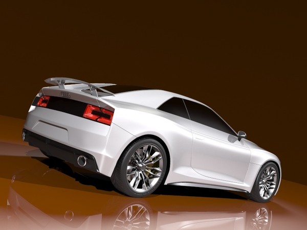 3d audi quattro concept 2010 - Audi Quattro Concept 2010 by laguf