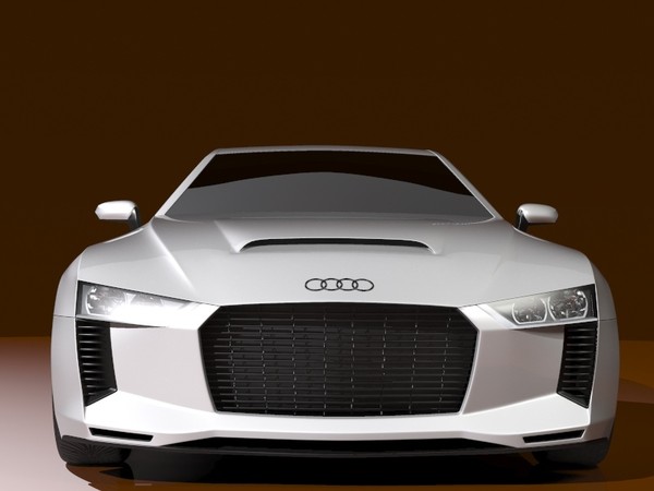 3d audi quattro concept 2010 - Audi Quattro Concept 2010 by laguf
