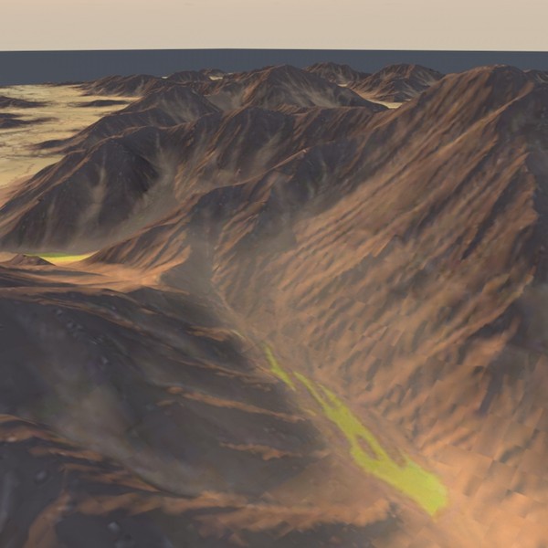 3d terrain model - Lowpoly_Terrain by ERLHN