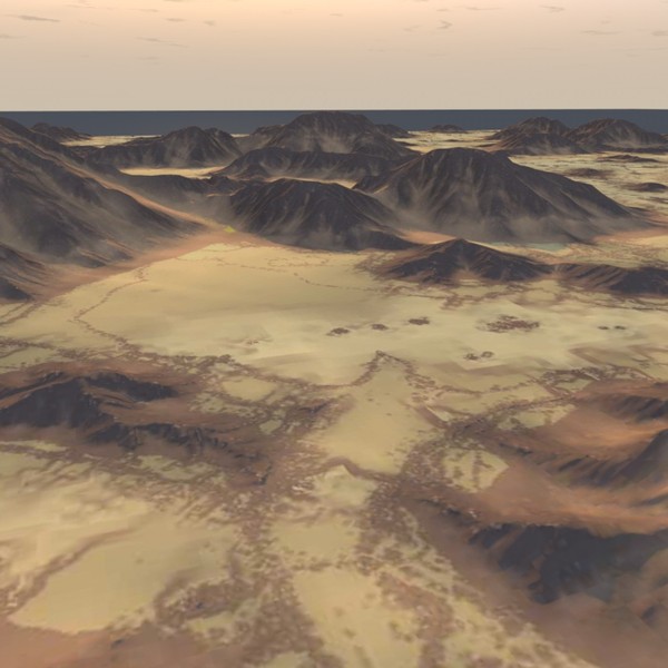 3d terrain model - Lowpoly_Terrain by ERLHN