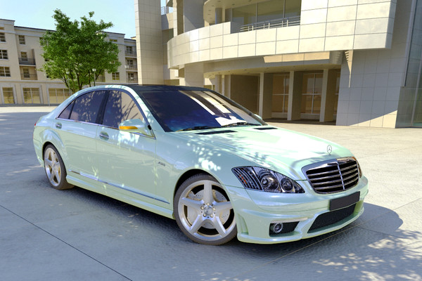 3d model mercedes benz s65 amg - Mercedes Benz S65 AMG by murkur