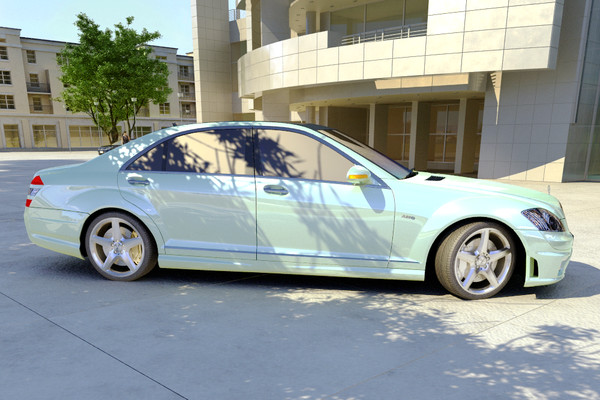 3d model mercedes benz s65 amg - Mercedes Benz S65 AMG by murkur