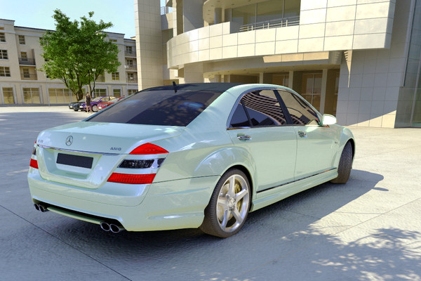 3d model mercedes benz s65 amg - Mercedes Benz S65 AMG by murkur