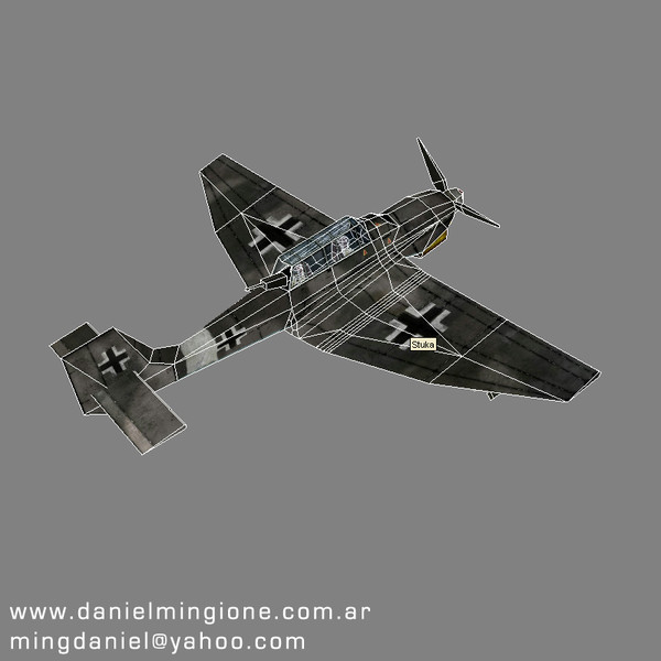 3ds max german stuka fighter - Stuka.rar by MingDaniel