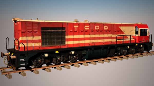 3d model tcdd locomotive - TCDD DE 24000 by oguz33