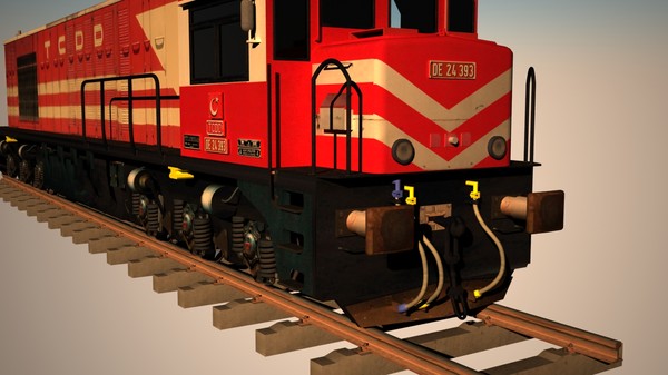 3d model tcdd locomotive - TCDD DE 24000 by oguz33
