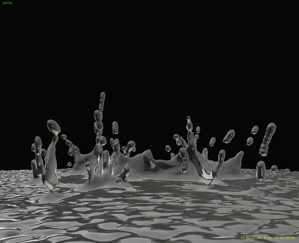 splash liquid 3d obj - Liquid Splash 04 by bitseq