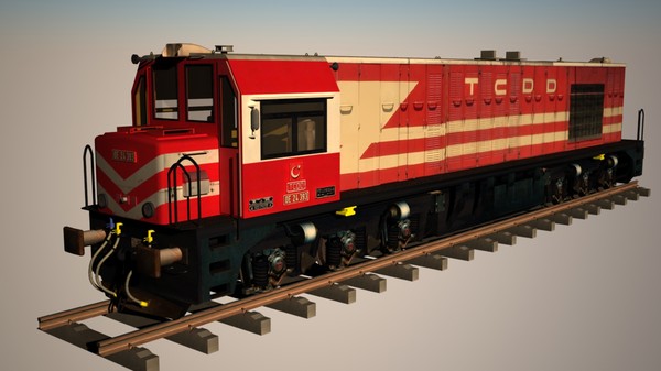 3d model tcdd locomotive - TCDD DE 24000 by oguz33