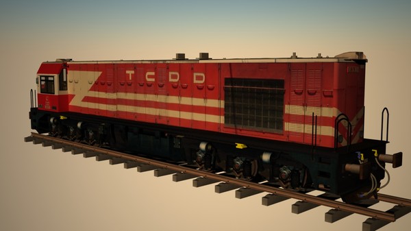 3d model tcdd locomotive - TCDD DE 24000 by oguz33