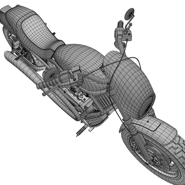 3ds max harley davidson v-rod motorcycle - Harley Davidson V-Rod by Render Steel