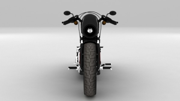 3ds max harley davidson v-rod motorcycle - Harley Davidson V-Rod by Render Steel