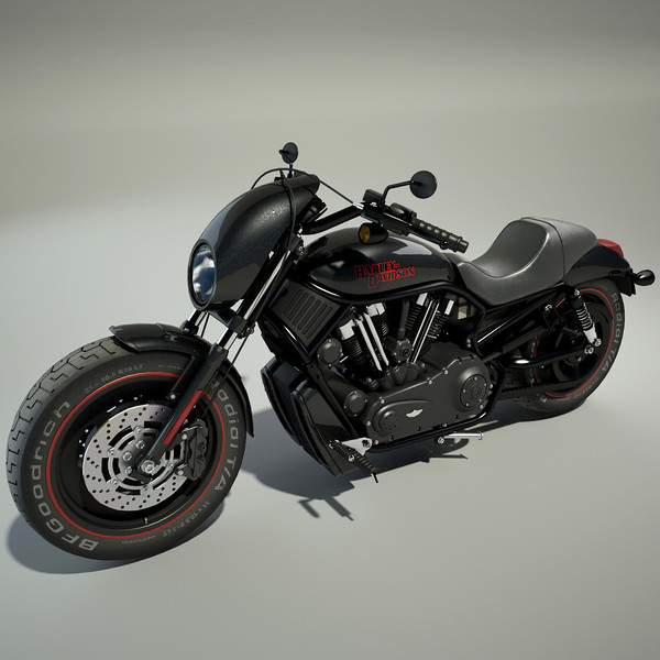 3ds max harley davidson v-rod motorcycle - Harley Davidson V-Rod by Render Steel