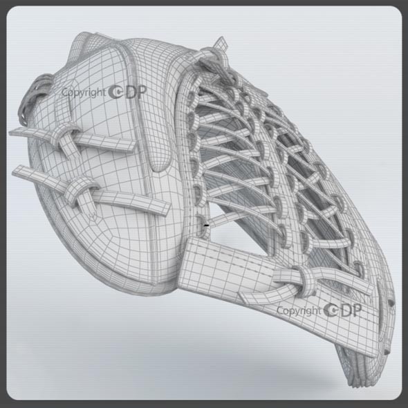 3d model baseball glove - Baseball Glove by SanjeewaDP