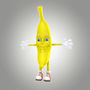 maya cool cartoon banana