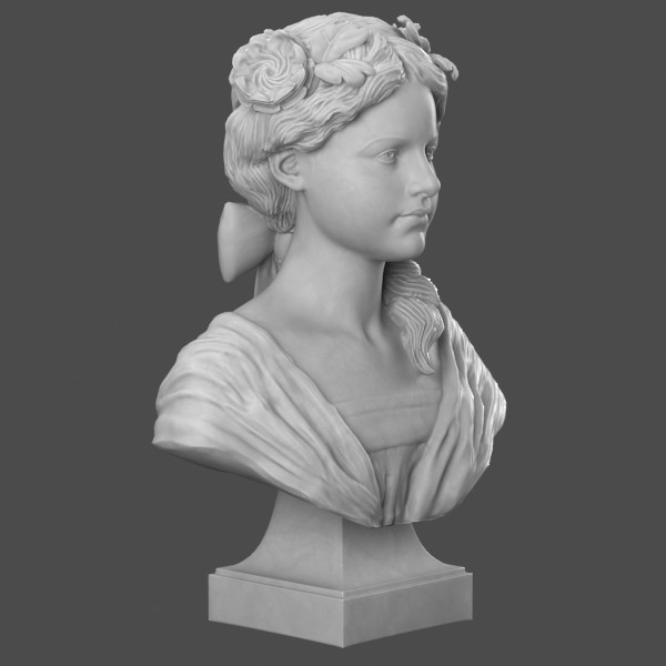 3d model decorative bust child - Child Bust by clay master