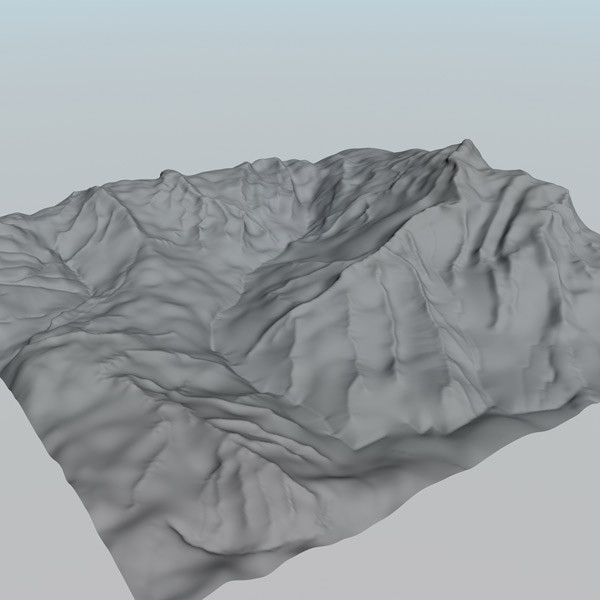 3d photorealistic afghan terrain afghanistan model - Terrain Landscape Afghanistan by 3D_Multimedia