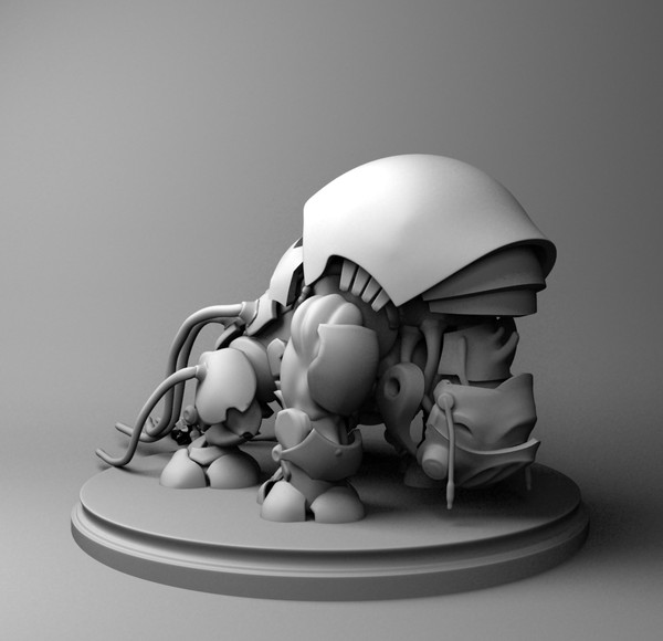 3d model rhino mech - Rhino by dentonvanzan