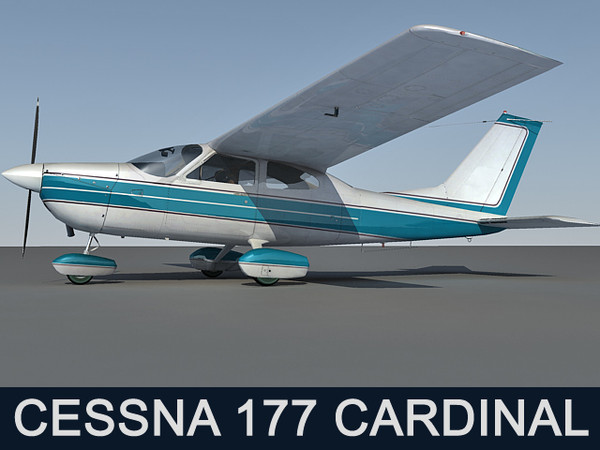 3ds cessna 177 cardinal - Cessna 177 Cardinal 3d model by Eric.Levi