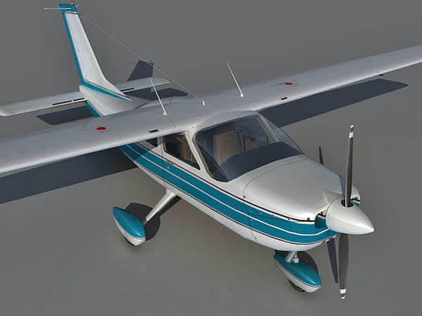 3ds cessna 177 cardinal - Cessna 177 Cardinal 3d model by Eric.Levi