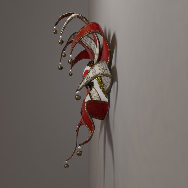 venetian mask 3d max - Venetian Mask A... by iio