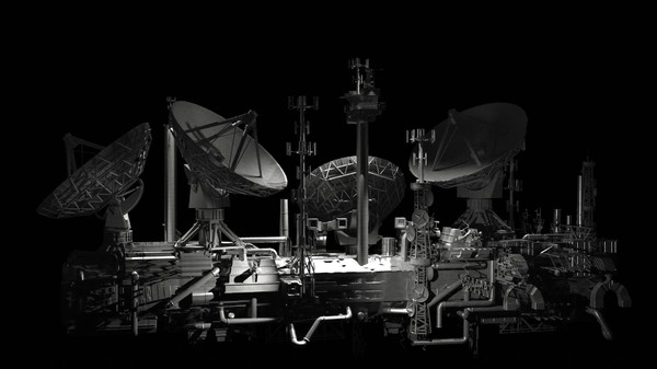 industrial communications array 3d max - Communications Array by dastolidigital