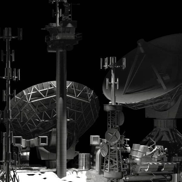 industrial communications array 3d max - Communications Array by dastolidigital