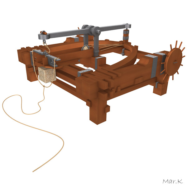 3ds max catapult leonardo da - Catapult 5 by Mar.K