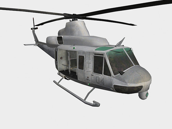 uh-y1 venom super huey 3ds - Super Huey Venom UH-Y1 by explorer3D