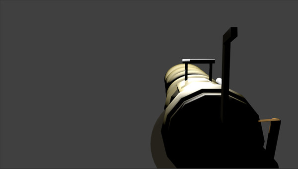 3d mini gold gun model - Golden Minigun SALE... by Claymodels