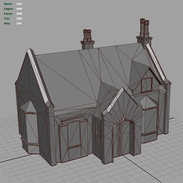 3d old cottage - Cottage by bemola