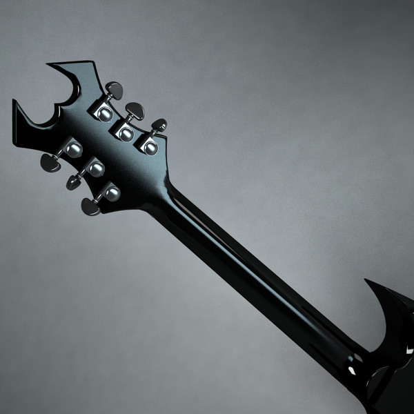 3d rich warlock electric guitar - BC Rich Warlock by Render Steel