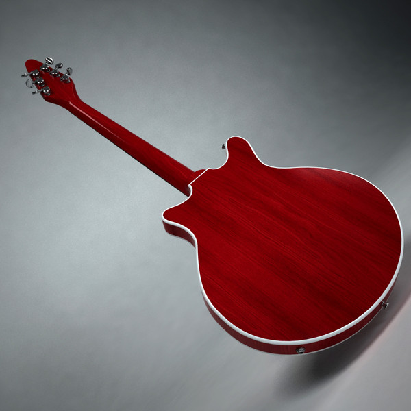 3d model red brian electric guitar - Brian May Guitar by Render Steel