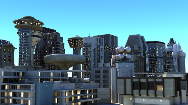 3d res scifi city buildings - High Res Scifi City by dastolidigital