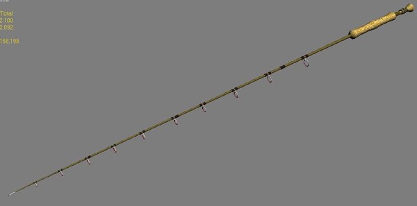 3d model fishing rod flies - Fly Fishing Rod by MUROGUE