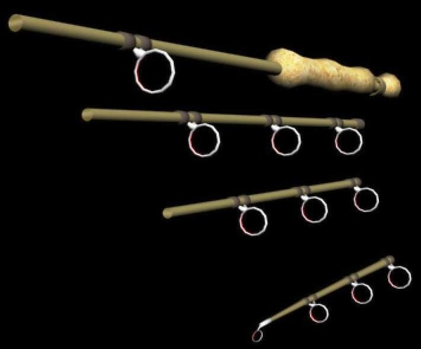 3d model fishing rod flies - Fly Fishing Rod by MUROGUE
