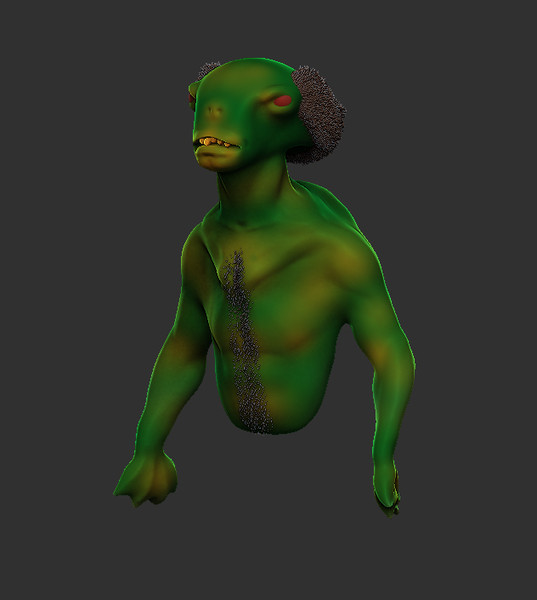 3d alien model - Alien by dentonvanzan