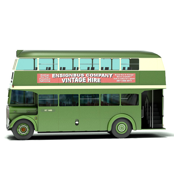 3d model traditional double decker bus - Double Decker Bus by Sandu_Bublic