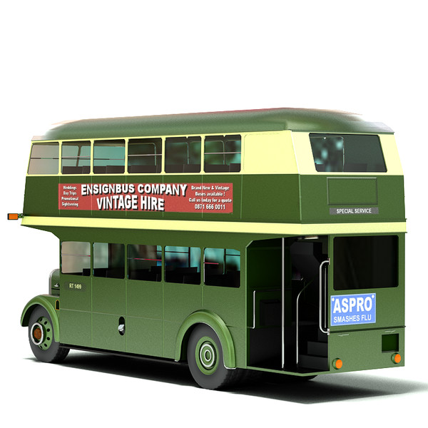 3d model traditional double decker bus - Double Decker Bus by Sandu_Bublic