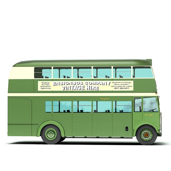 3d model traditional double decker bus - Double Decker Bus by Sandu_Bublic