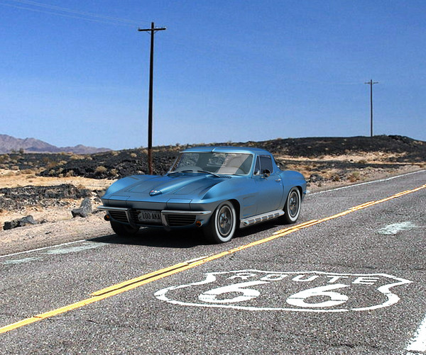 chevrolet corvette stringray 3d model - Chevrolet Corvette Stringray 1963 by guillaume_44