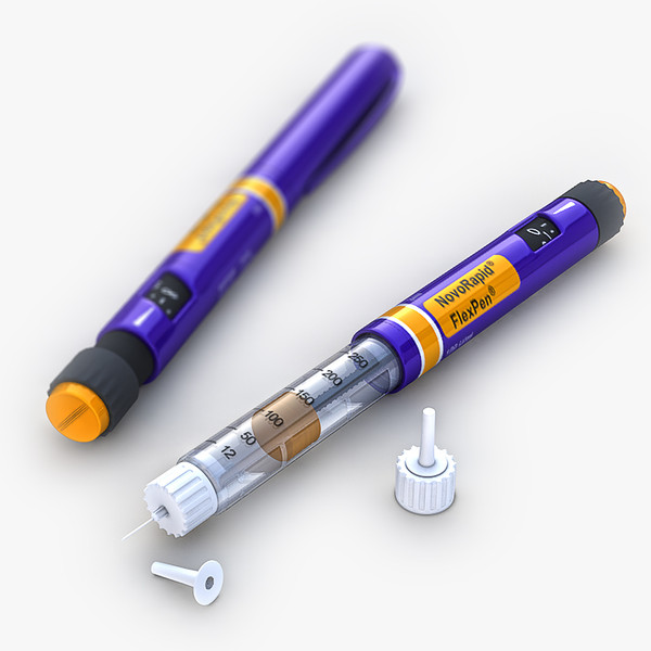 insulin novo rapid 3d 3ds - Insulin FlexPen Novorapid by NesAn Studio
