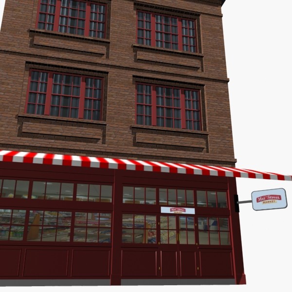 3d max mini market - Mini Market by Studio Vertex