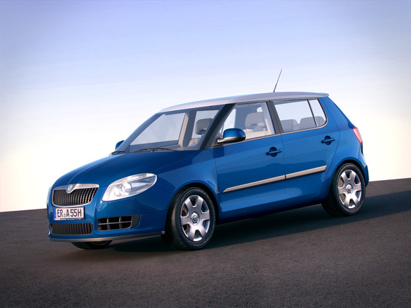 skoda fabia blueline dxf - Skoda Fabia BlueLine 5J by RTEwork